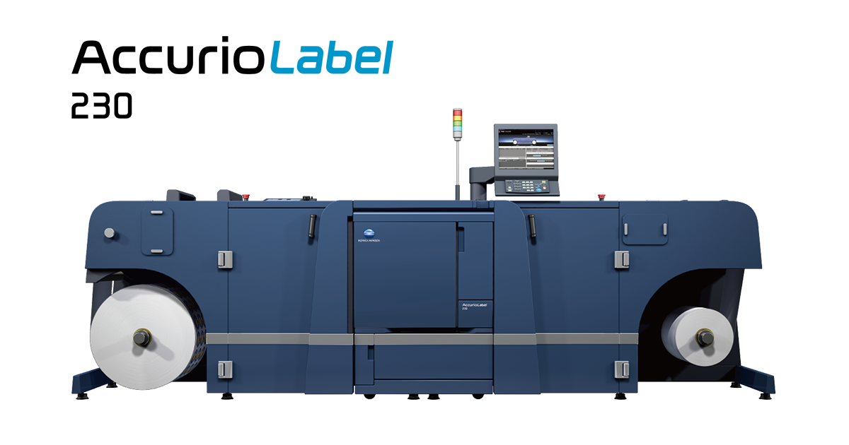 Konica Minolta AccurioLabel 230 dijital etiket baskı makinesi